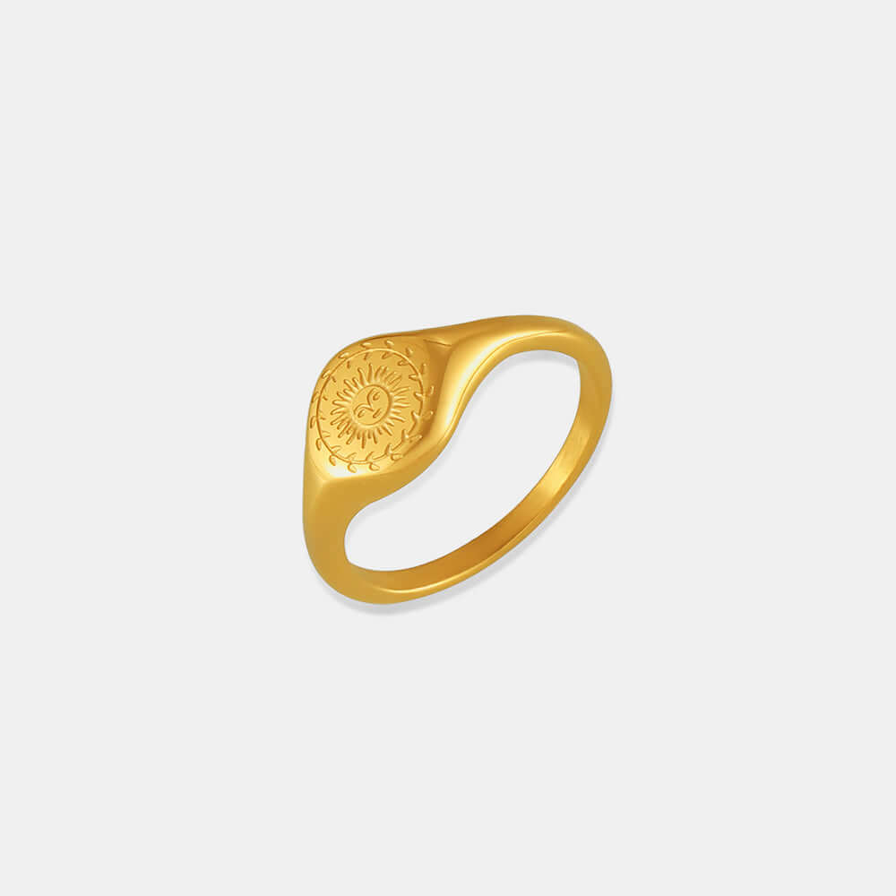 18K Gold-Plated Sun Ring - STUFF TREND