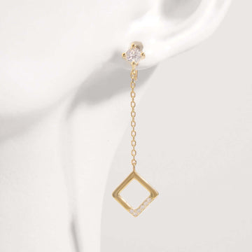 925 Sterling Silver Inlaid Zircon Earrings - STUFF TREND