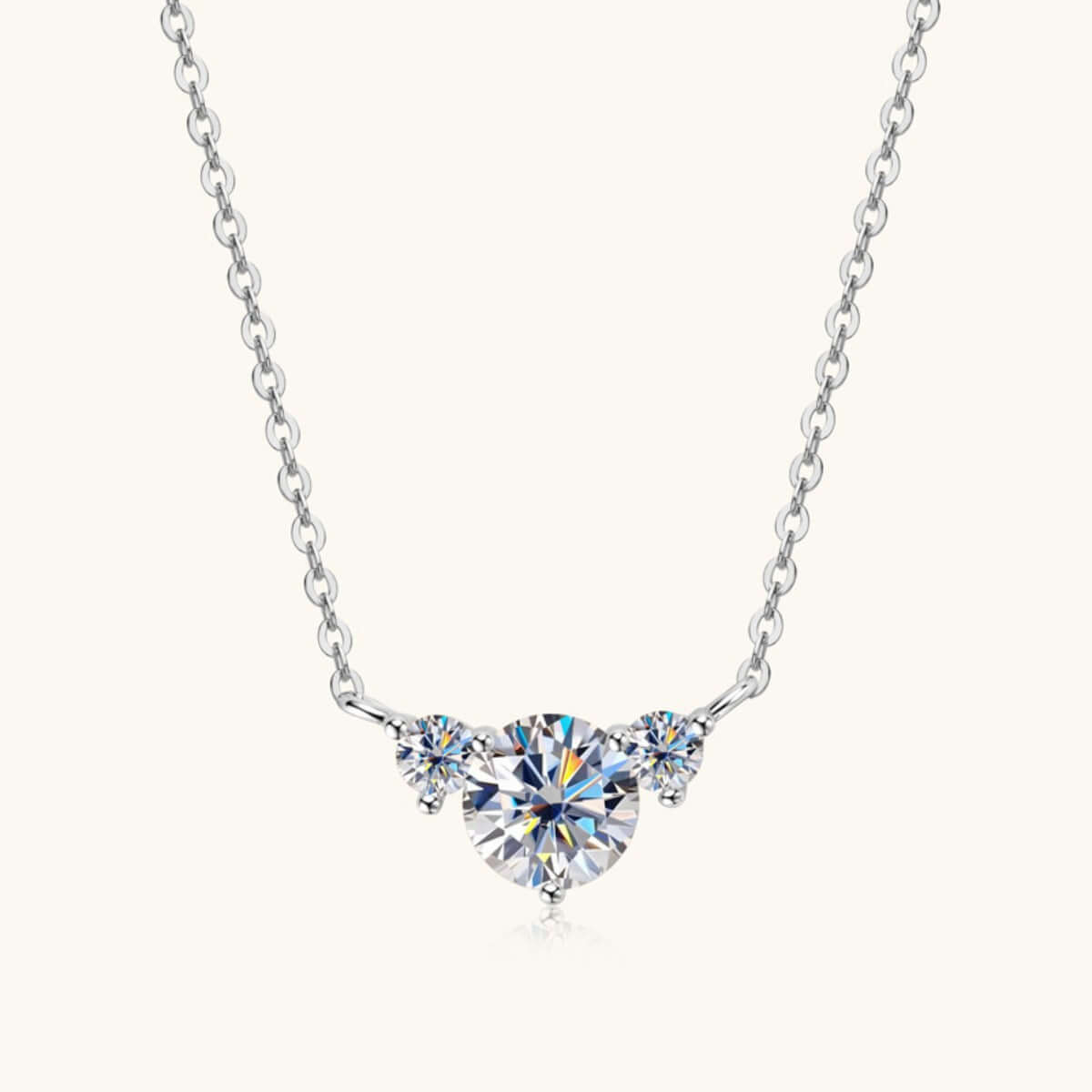 1.2 Carat Moissanite 925 Sterling Silver Necklace - STUFF TREND