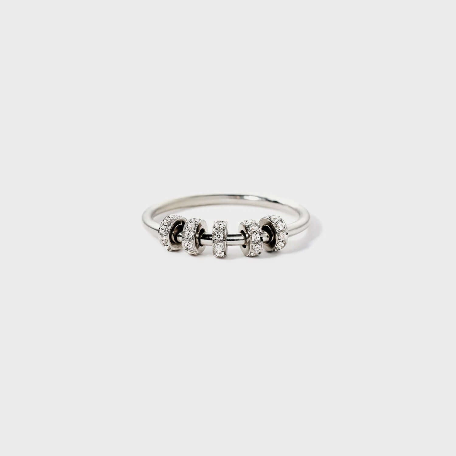 Inlaid Zircon 925 Sterling Silver Ring - STUFF TREND