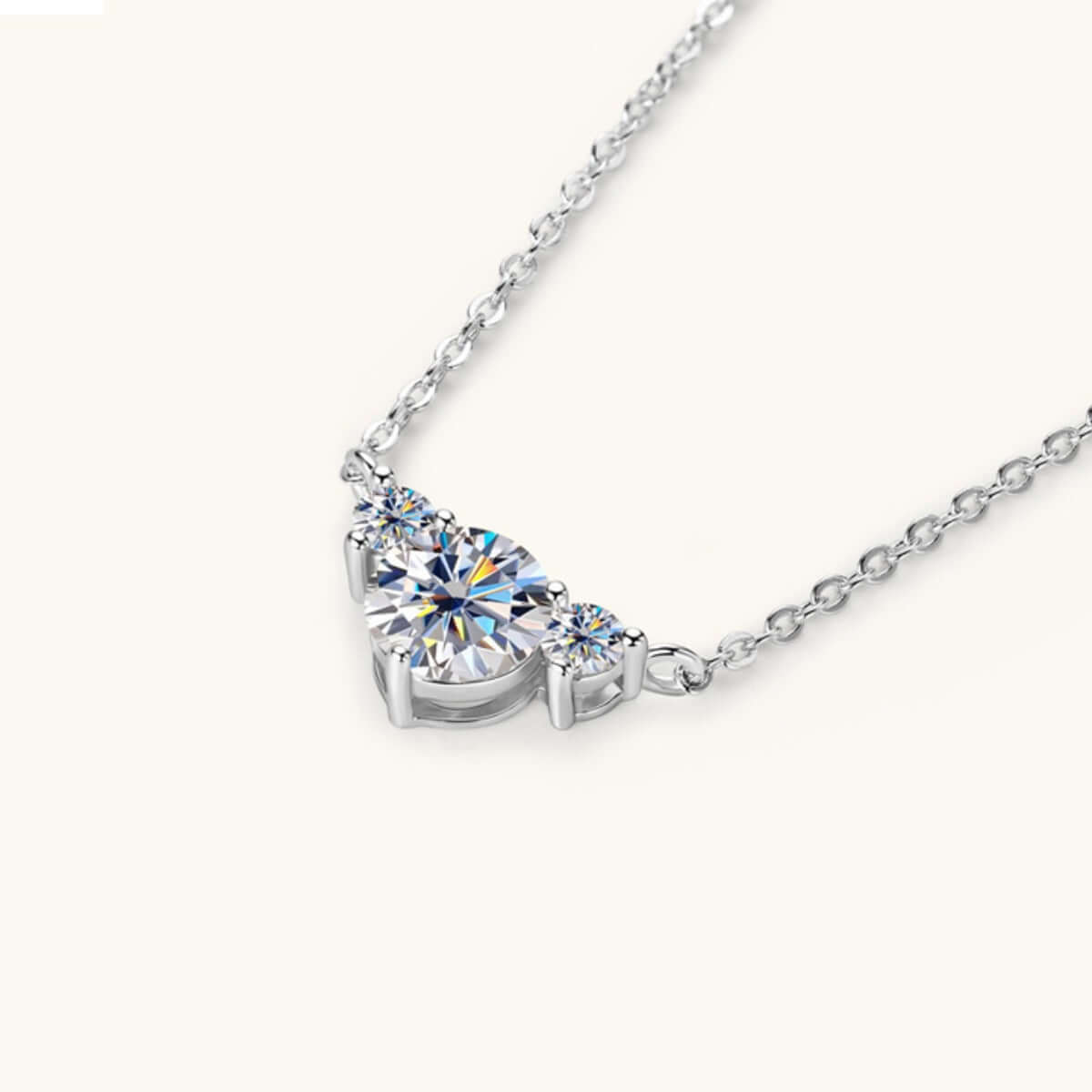 1.2 Carat Moissanite 925 Sterling Silver Necklace - STUFF TREND