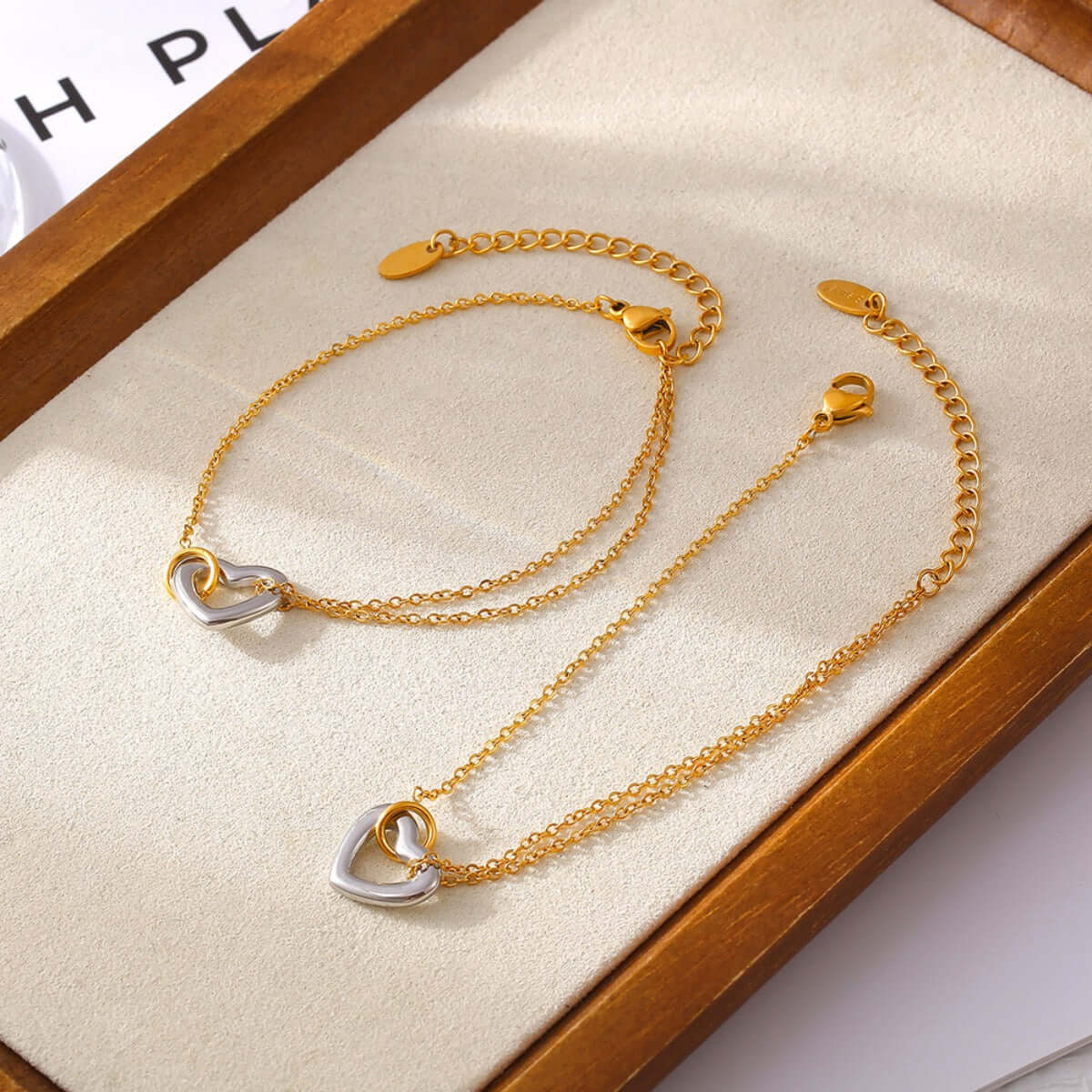 18K Gold-Plated Heart Bracelet - STUFF TREND