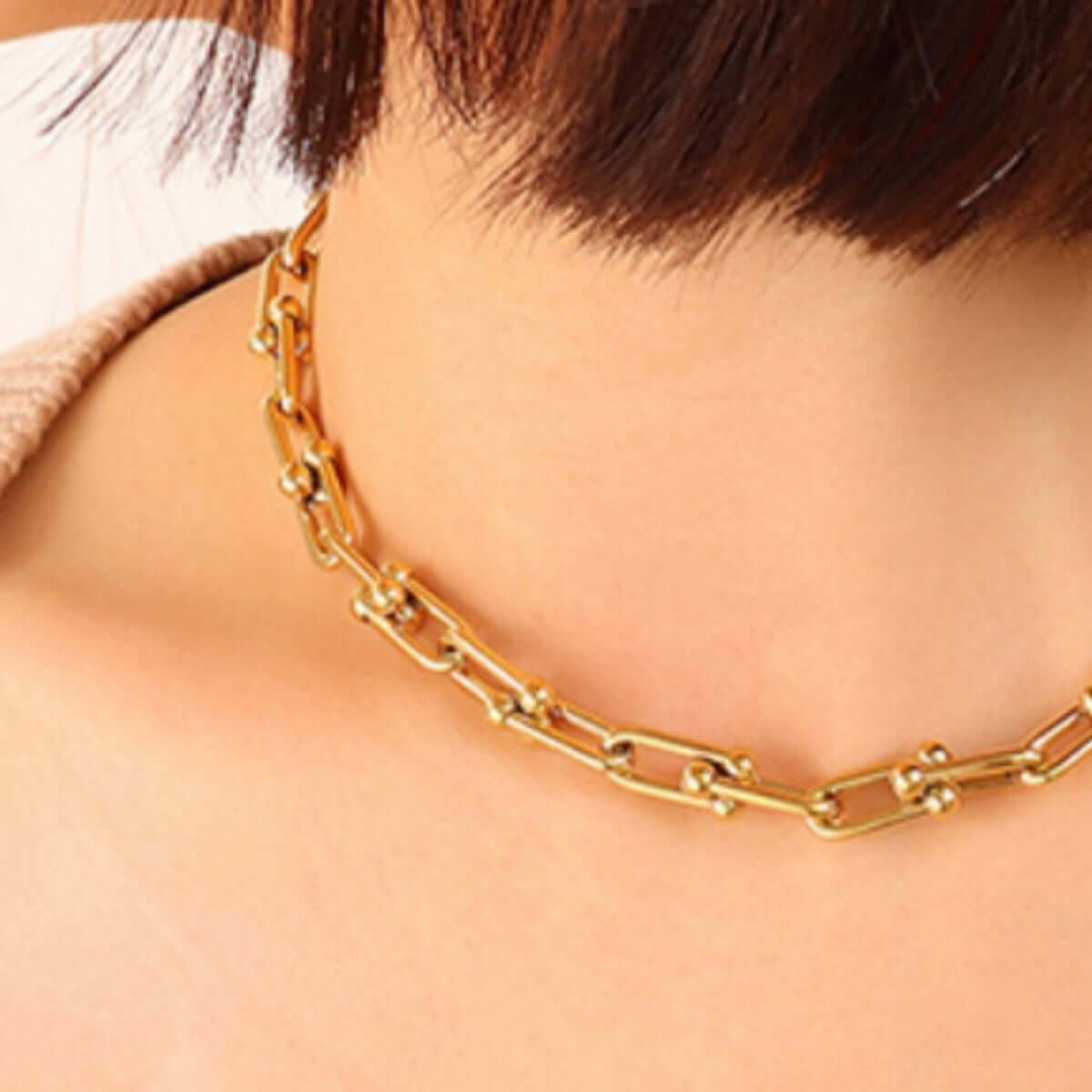 Chunky Chain Titanium Steel Necklace - STUFF TREND