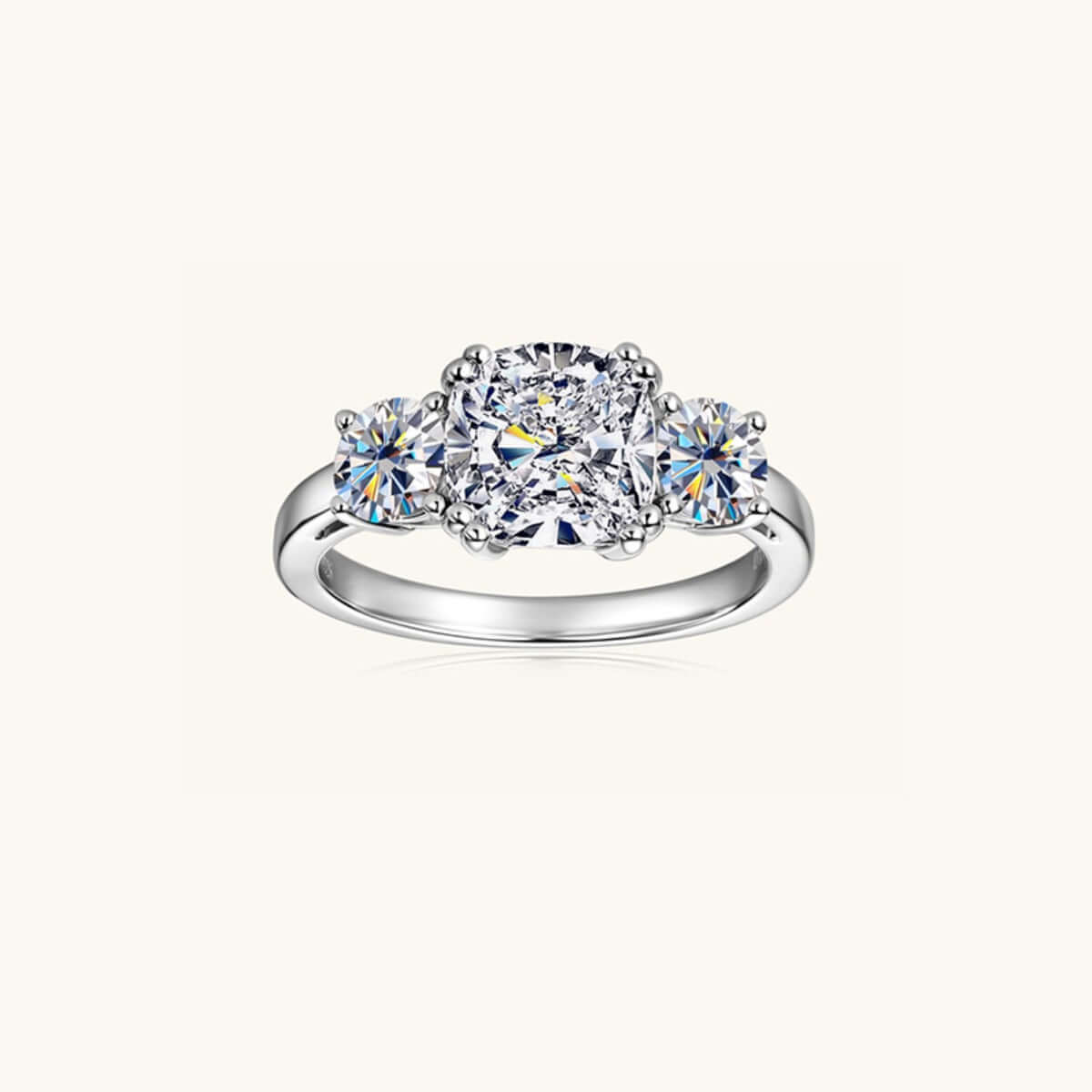 3.5 Carat Moissanite 925 Sterling Silver Ring - STUFF TREND