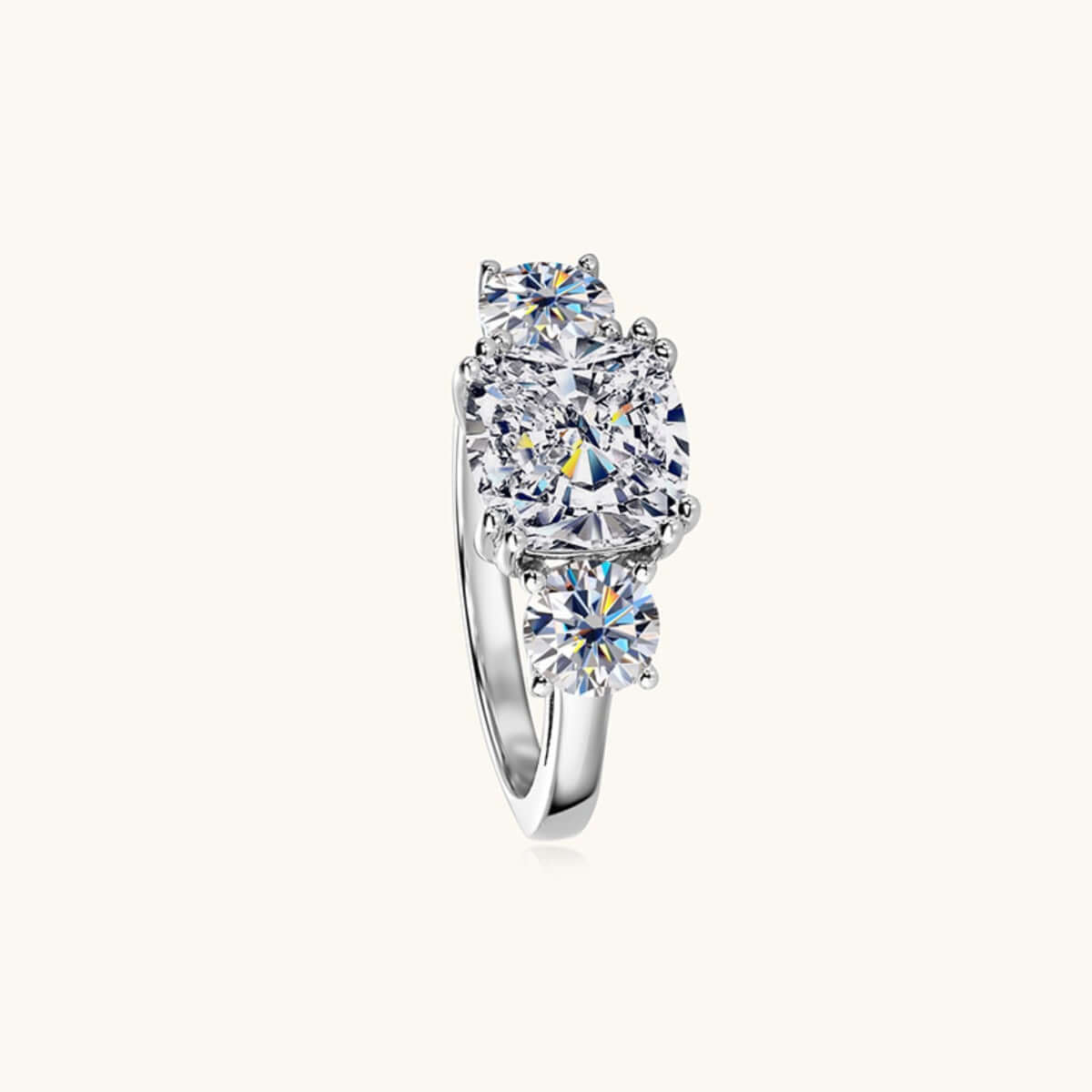 3.5 Carat Moissanite 925 Sterling Silver Ring - STUFF TREND