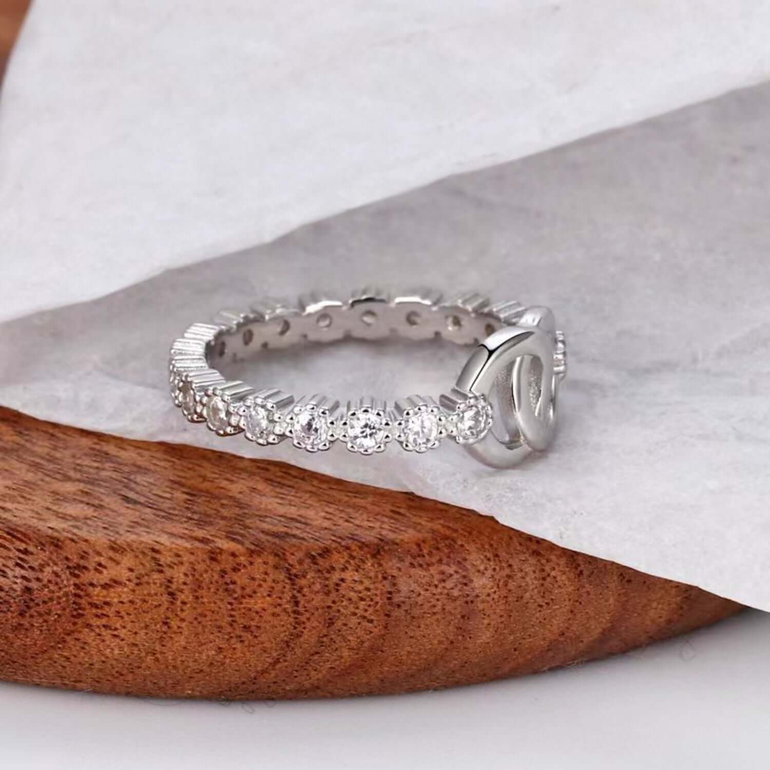 925 Sterling Silver Zircon Ring - STUFF TREND