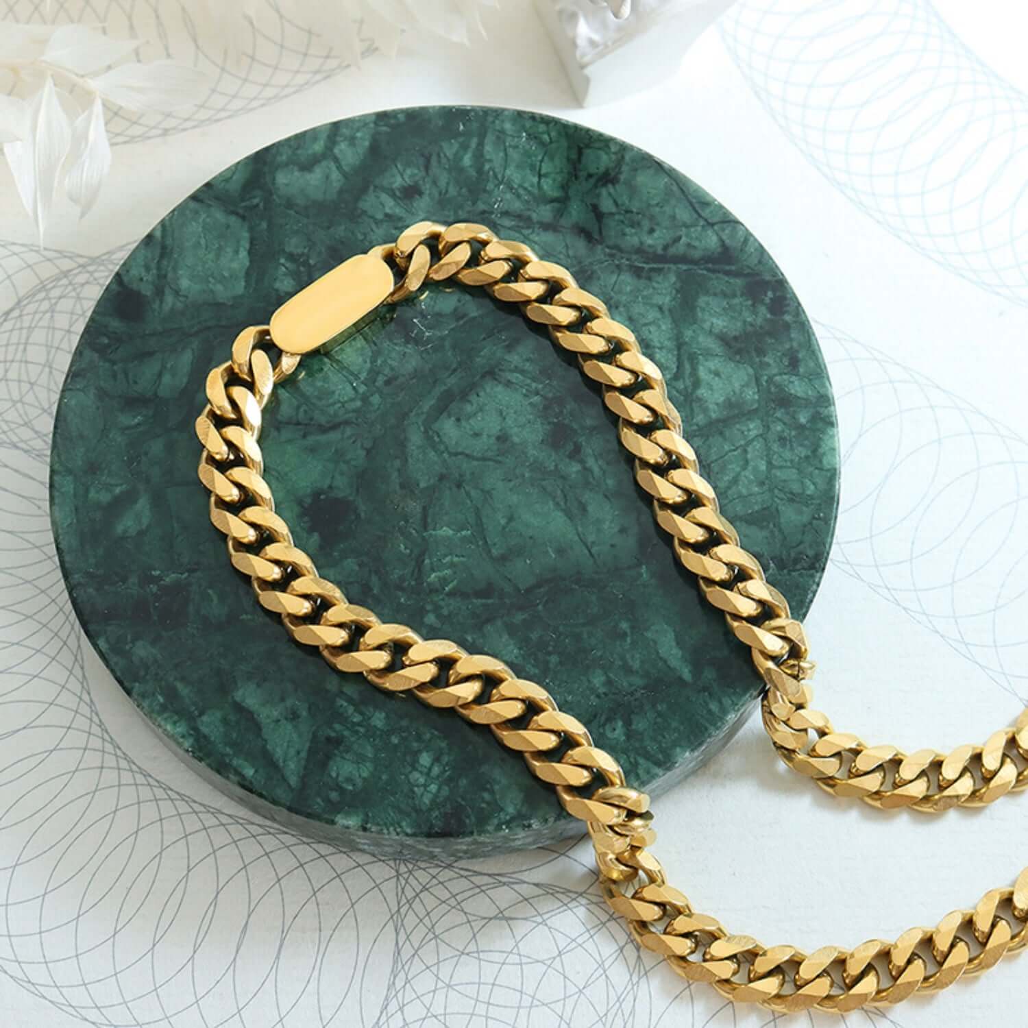 18K Gold-Plated Chain Necklace - STUFF TREND